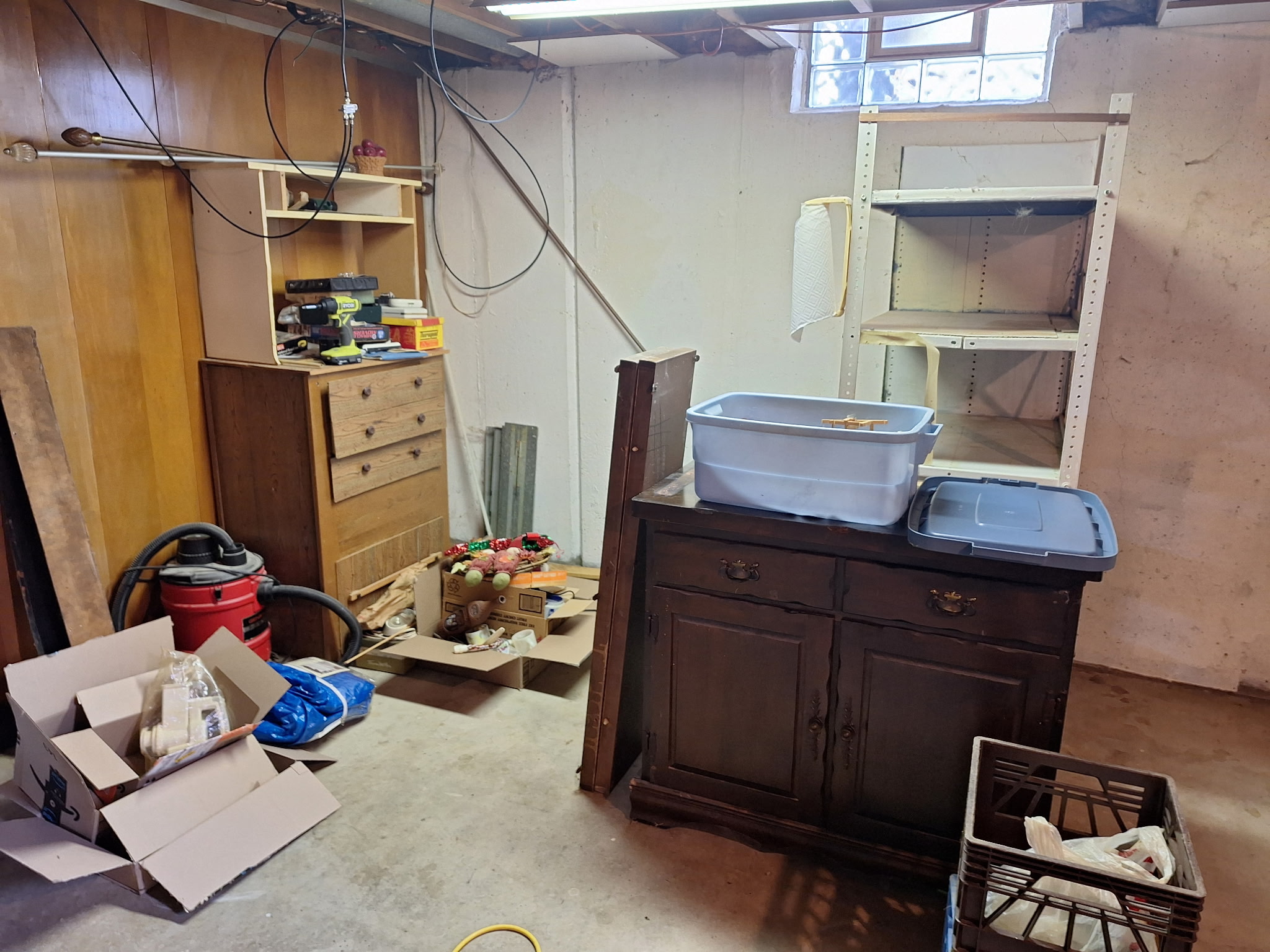 Basement before