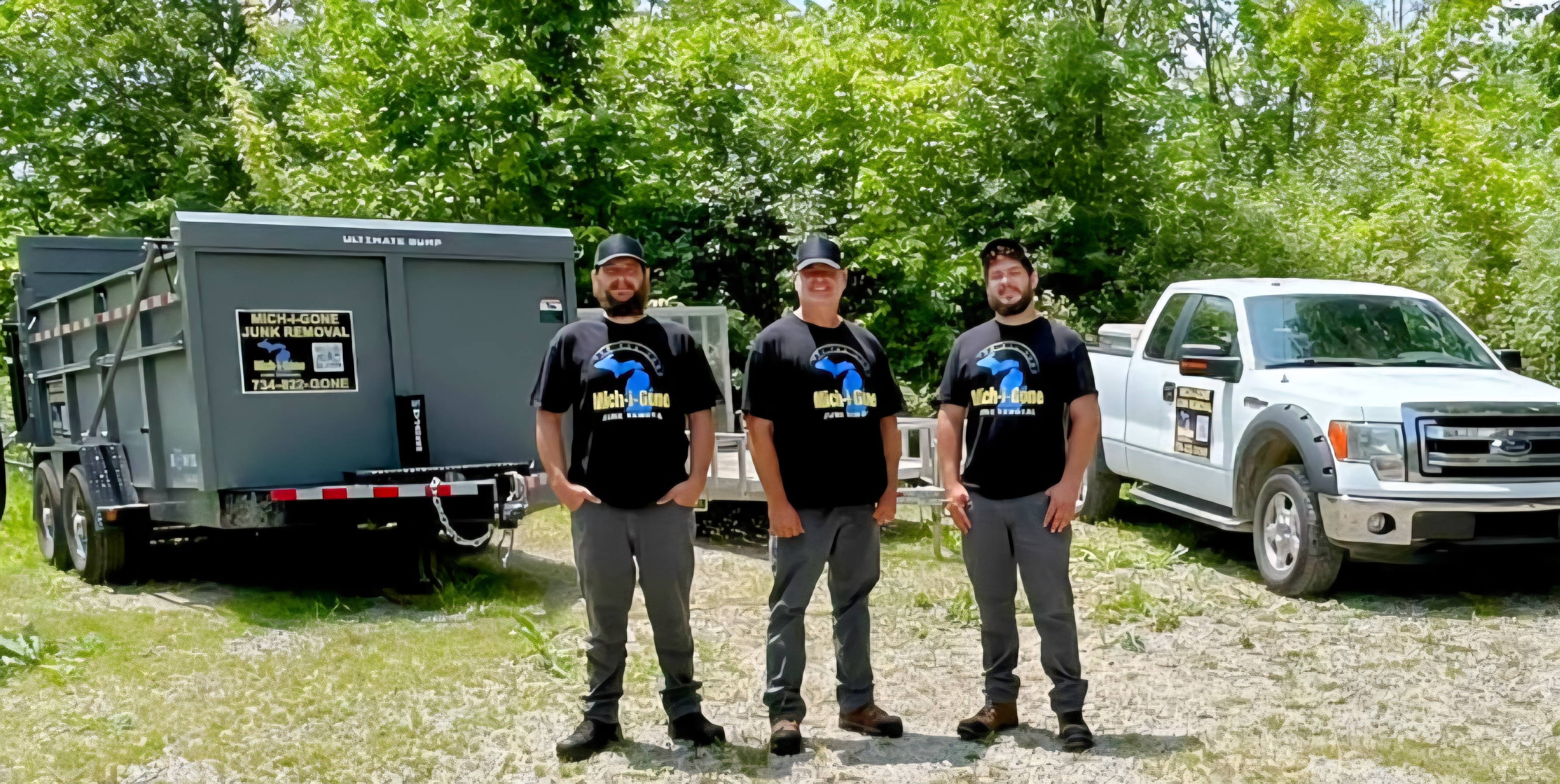 Mich-I-Gone team on the job
